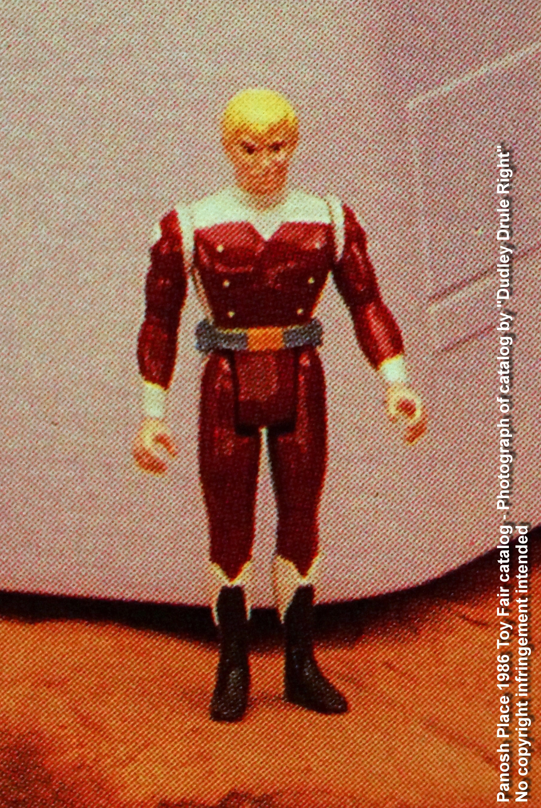 Panosh Place 1986 Toy Fair Catalog - Page 26 (Voltron Cliff action figure)